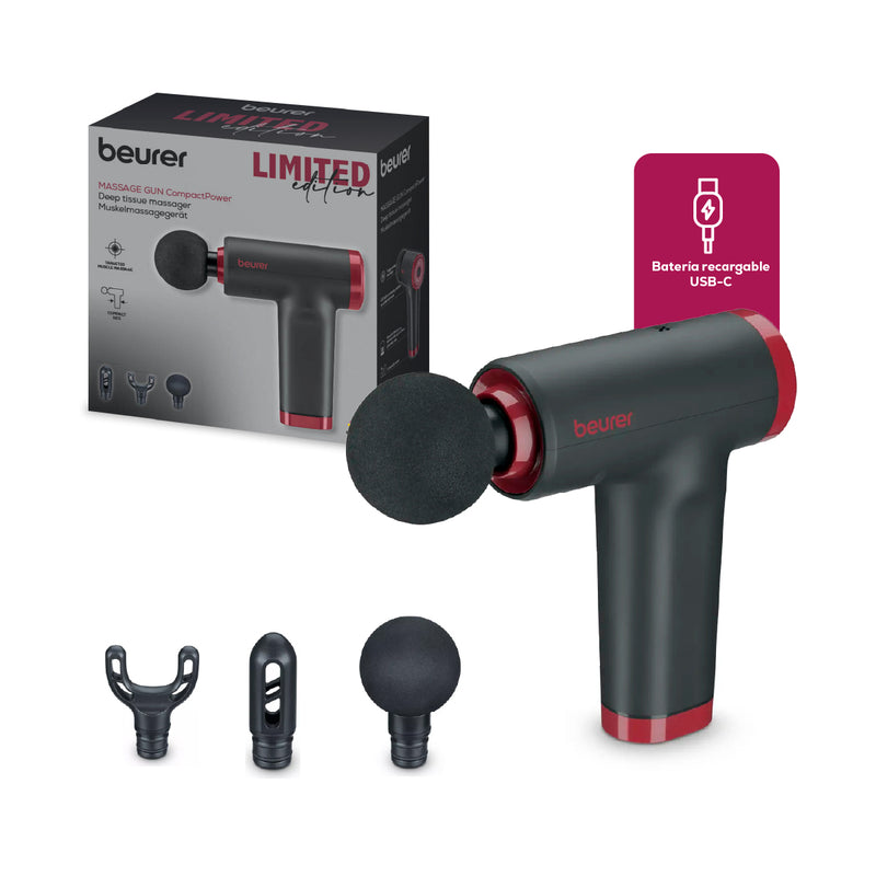 Pistola de masaje compacta MG89BF2025 limited edition cherry - Marca Beurer