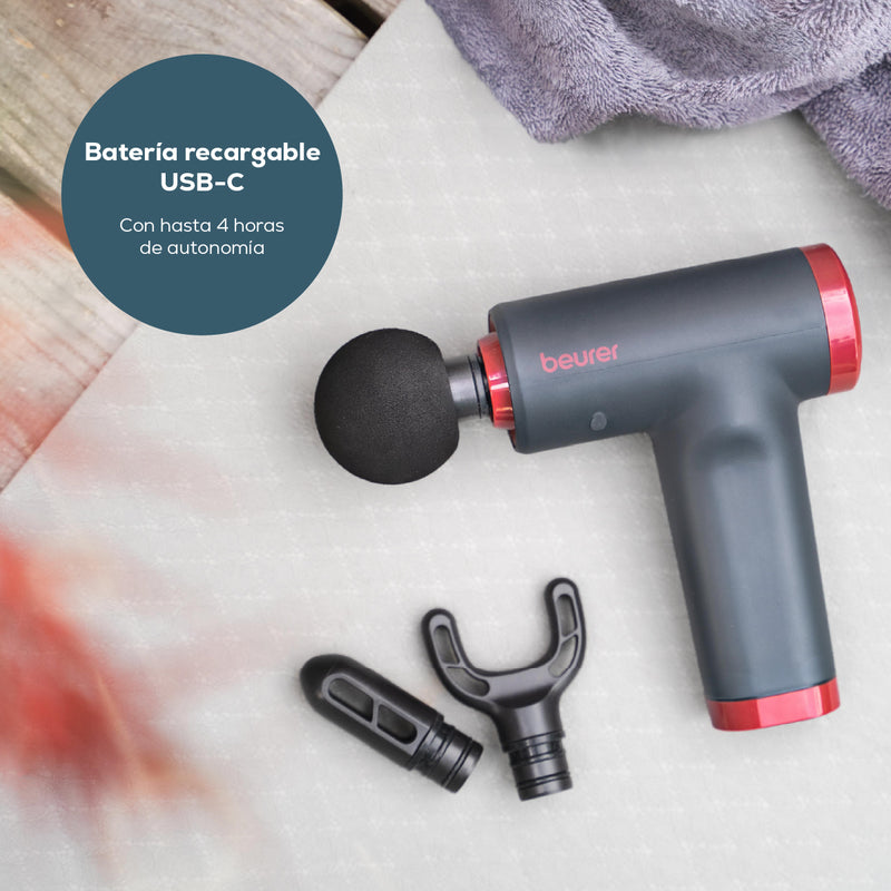 Pistola de masaje compacta MG89BF2025 limited edition cherry - Marca Beurer