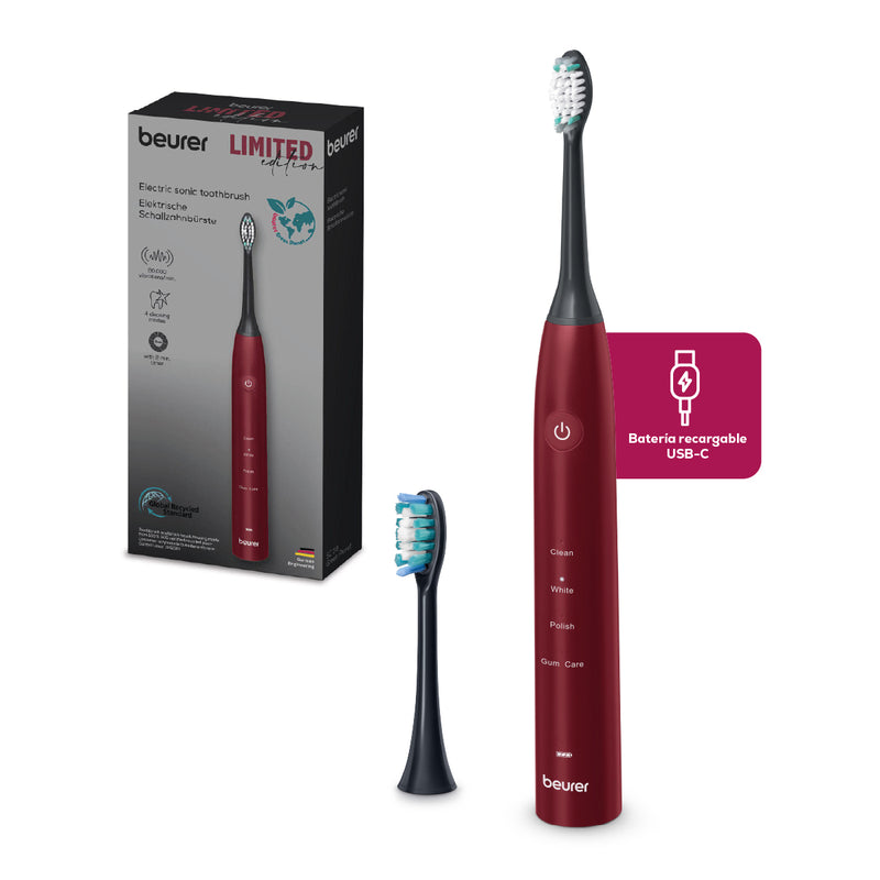 Cepillo de dientes eléctrico sónico SC30BF2025 limited edition cherry - Marca Beurer