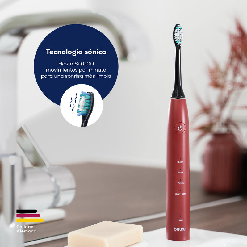 Cepillo de dientes eléctrico sónico SC30BF2025 limited edition cherry - Marca Beurer