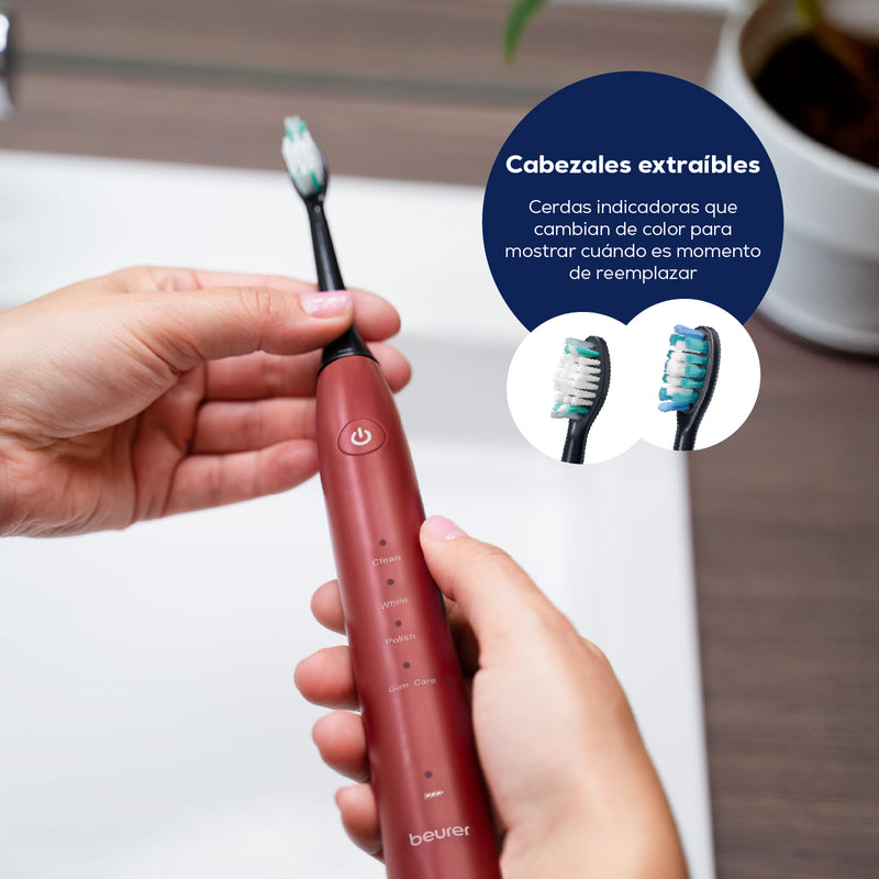 Cepillo de dientes eléctrico sónico SC30BF2025 limited edition cherry - Marca Beurer
