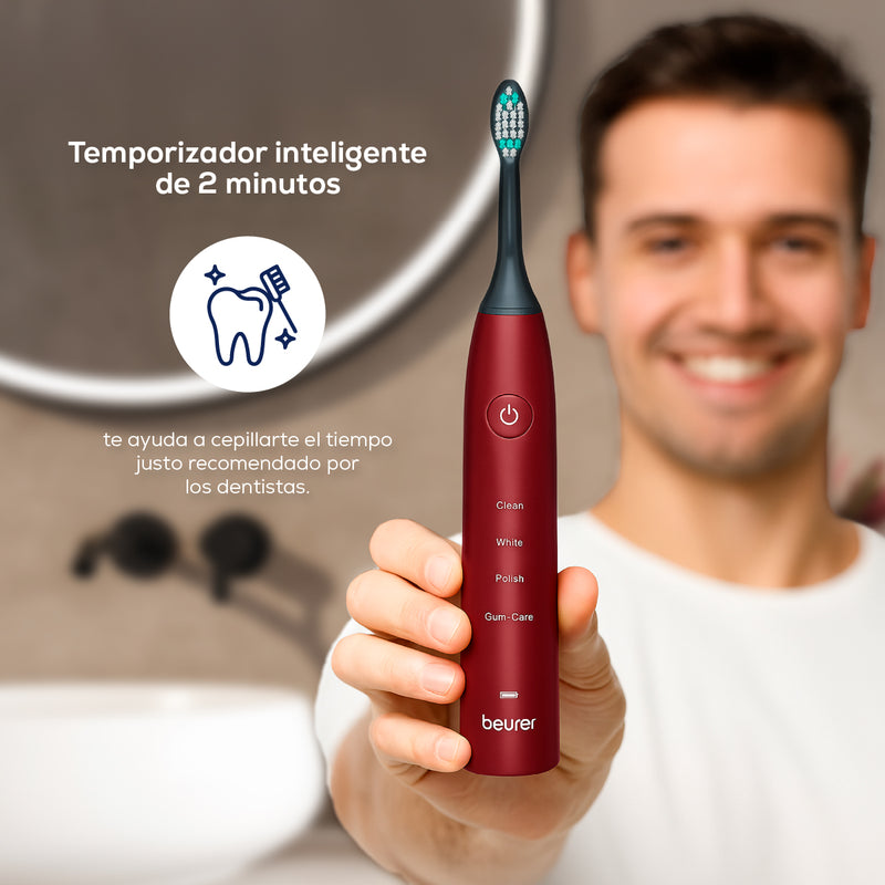 Cepillo de dientes eléctrico sónico SC30BF2025 limited edition cherry - Marca Beurer