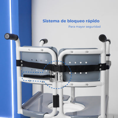 Silla de Transferencia Hidráulica con Elevador y Cómodo STWC01 - Marca Handy