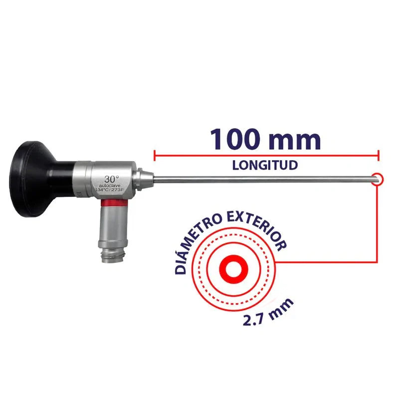 Lente de laparoscopia Long - Marca Xignal