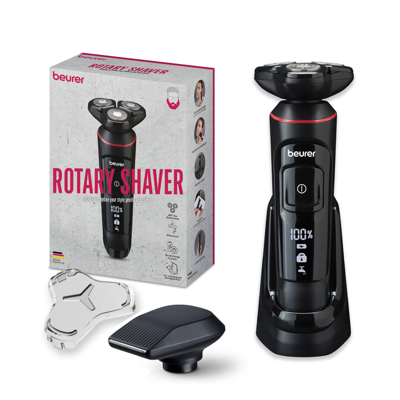 Afeitadora Rotativa con Cabezal de Corte Flexible, Resistente al Agua MN8X - Marca Beurer
