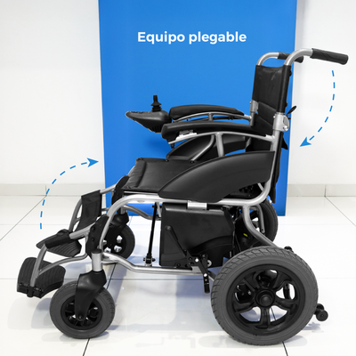 Silla De Ruedas Eléctrica con Estructura de Metal, Neumáticos Reforzadas y Modo Manual y Eléctrico / S500 Marca Handy