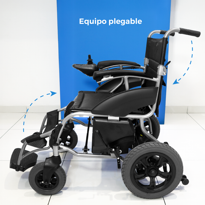 Silla De Ruedas Eléctrica con Estructura de Metal, Neumáticos Reforzadas y Modo Manual y Eléctrico / S500 Marca Handy