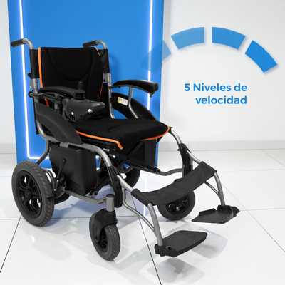 Silla De Ruedas Eléctrica con Estructura de Metal, Neumáticos Reforzadas y Modo Manual y Eléctrico / S500 Marca Handy