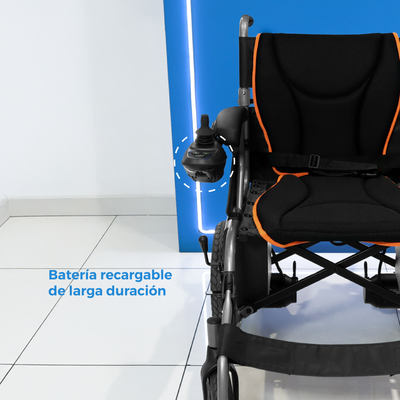Silla De Ruedas Eléctrica con Estructura de Metal, Neumáticos Reforzadas y Modo Manual y Eléctrico / S500 Marca Handy