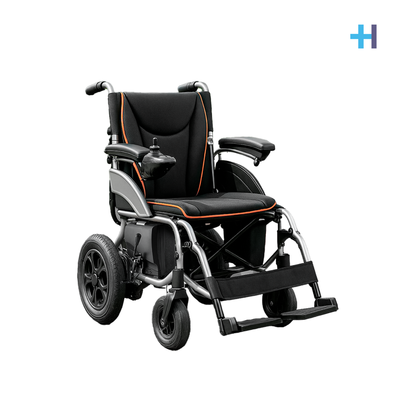 Silla De Ruedas Eléctrica con Estructura de Metal, Neumáticos Reforzadas y Modo Manual y Eléctrico / S500 Marca Handy