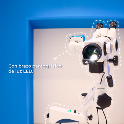 Colposcopio con Brazo Pantográfico LED + Colpocámara HDMI 2K - Kit Colposcopio CO-LED1 Marca Microgyn