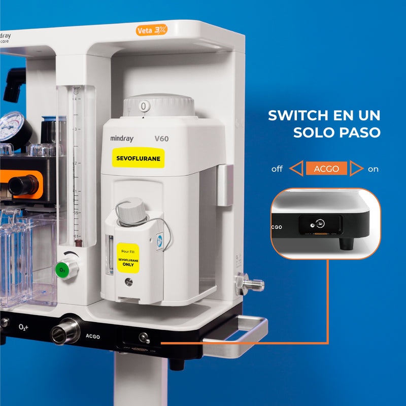 Máquina de Anestesia VETA3X Edición Naranja 🟠 - Marca Mindray Animal Care