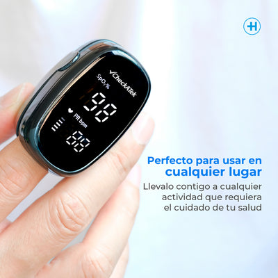 Oxímetro de pulso de grado médico con pantalla LED OP103 - Marca Checkatek