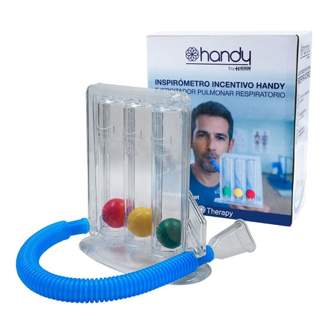 Inspirometro | Espirometro de ejercicio pulmonar incentivo | Marca Handy