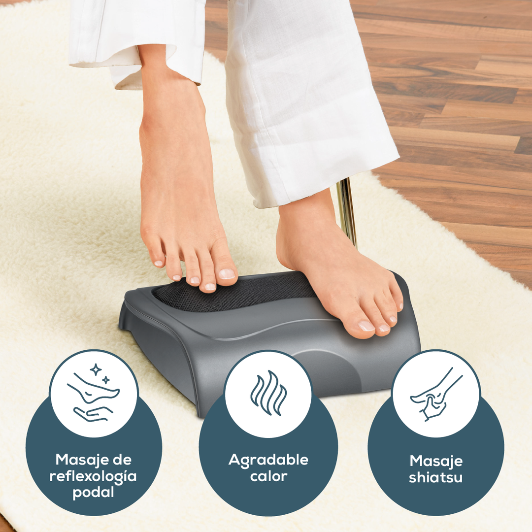 Masajeador de pies tipo Shiatsu con función de calor por