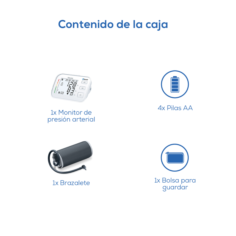 Baumanómetro BM57 Digital Bluetooth para Conexión con Smartphone / BM57 Marca Beurer