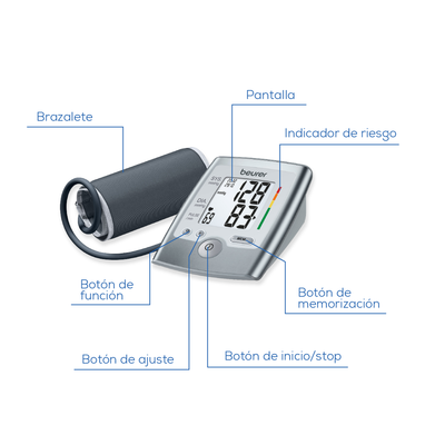 Baumanómetro BM35 Digital de Escritorio para Brazo s/ns, Medición de Pulso y Presión Arterial / BM35 Marca Beurer