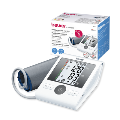 Baumanómetro BM28 Digital para Brazo de Hasta 42 cm, Medición de Pulso y Presión Arterial / BM28 Marca Beurer