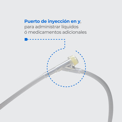 Microgotero sin aguja para Venoclisis esteril y desechable de 60 gotas ...