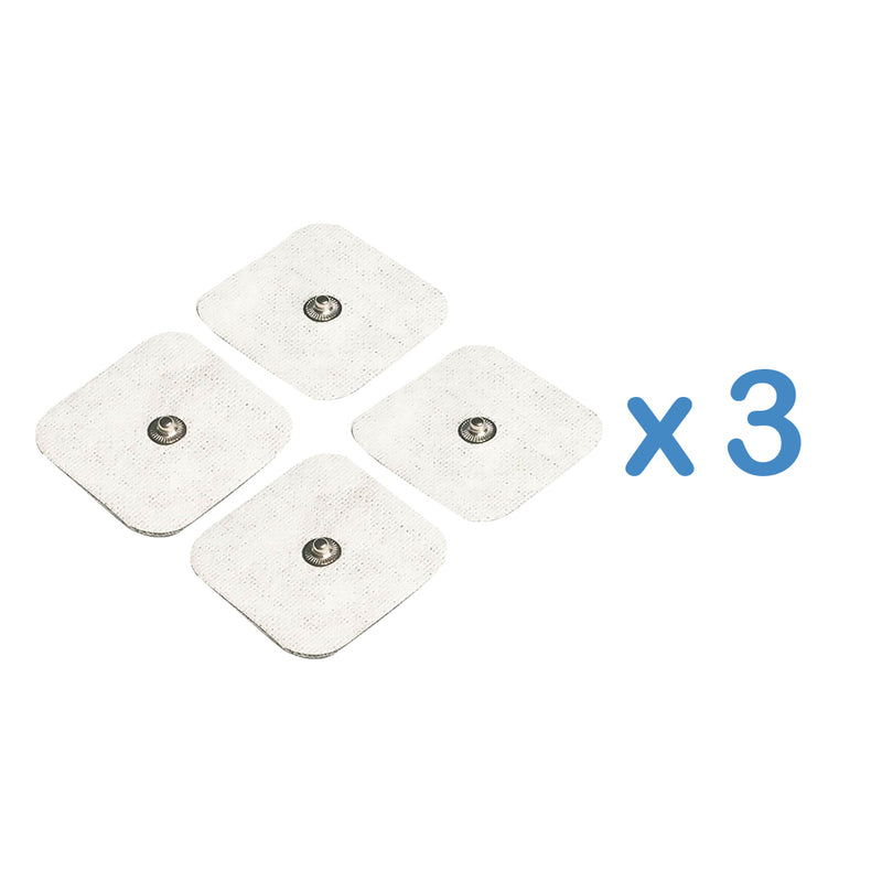 Kit de 3 Paquetes de Parches Chicos para Electroestimulador (4 pzas) - Marca Handy