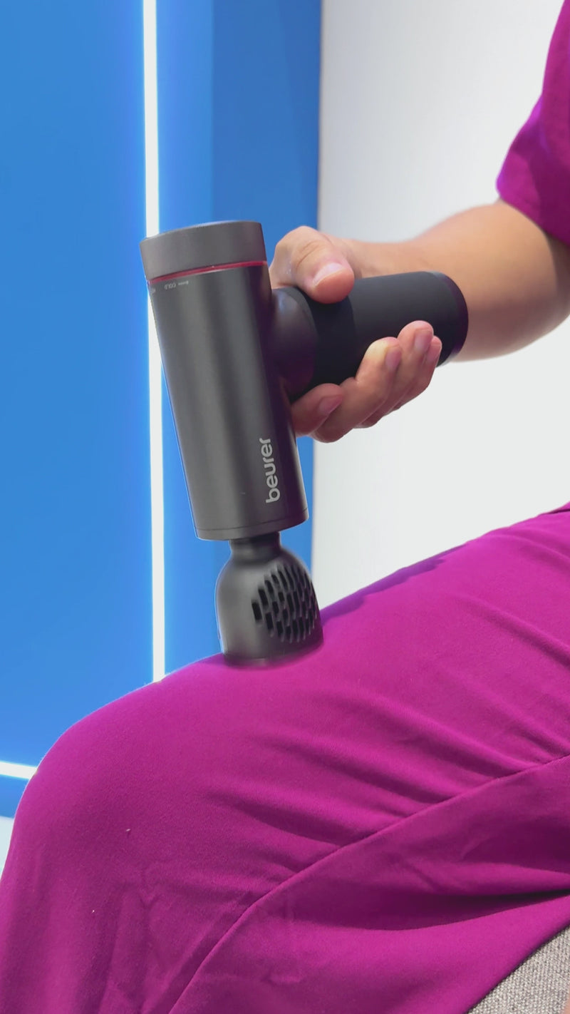 Pistola masajeadora por golpeteo con función frío/calor - MG195 Marca beurer