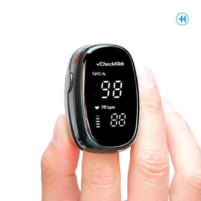 Oxímetro de pulso de grado médico con pantalla LED OP103 - Marca Checkatek