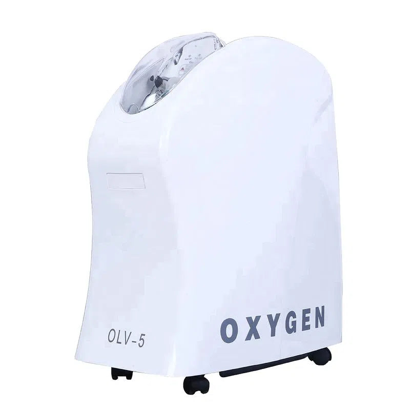 Concentrador de Oxígeno de 5 Lts, con Ruedas y Accesorios Incluidos - Marca Handy