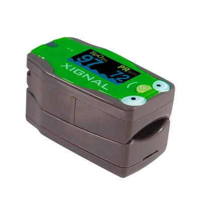 Oxímetro digital de pulso / pulsioxímetro de uso pediátrico con estuche incluido - Marca Xignal