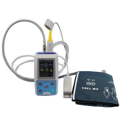 Monitor de paciente portable para uso ambulatorio, presión arterial no invasiva y saturación de oxígeno - Marca Xignal