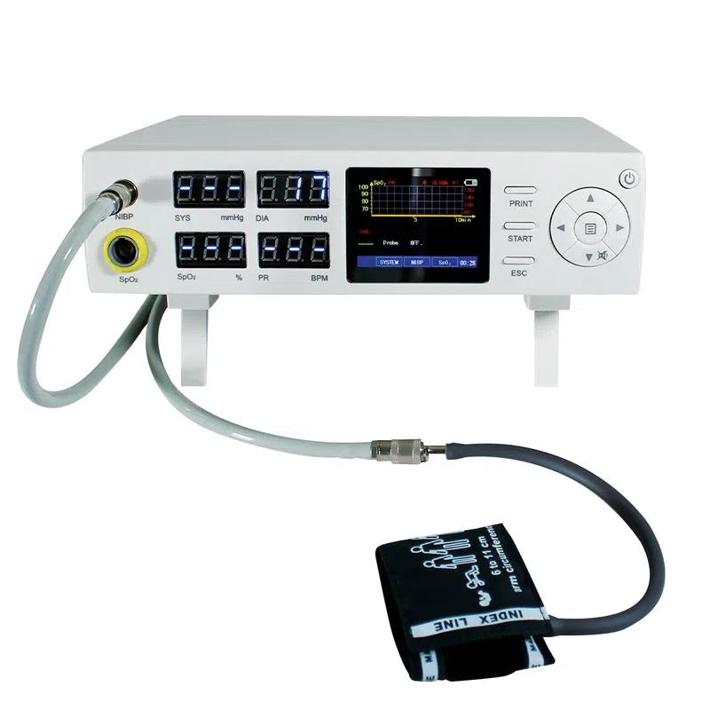 Monitor de paciente de 3 parámetros (NIBP, Oxigenación y pulso) para uso veterinario - Marca Xignal