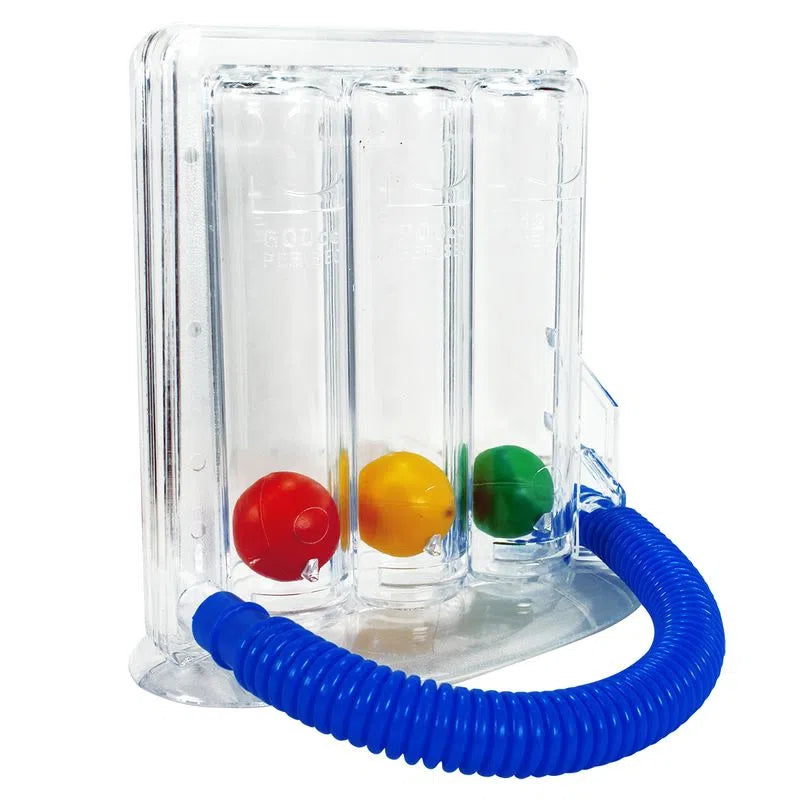 ▷ Espirómetro de incentivo o Ejercitador respiratorio. Guía y uso