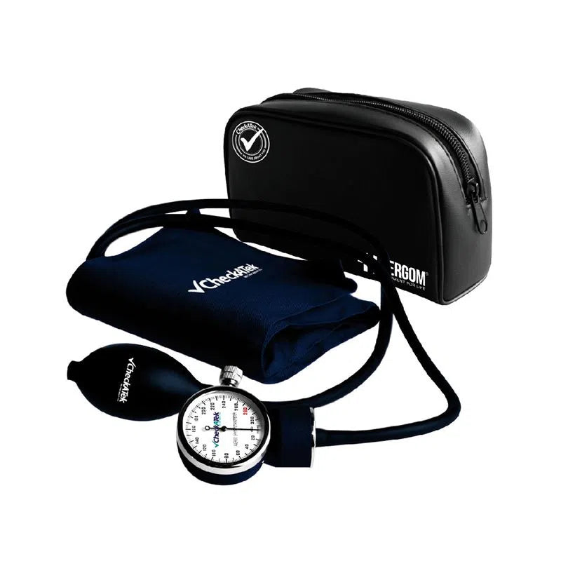 Baumanómetro Aneroide Tradicional con Manómetro de Alta Calidad y Diseño Ergonómico | Marca Checkatek
