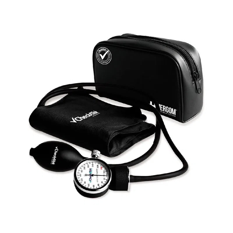 Baumanómetro Aneroide Tradicional con Manómetro de Alta Calidad y Diseño Ergonómico | Marca Checkatek