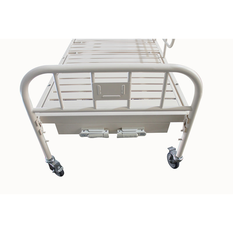 Cama hospitalaria reclinable de acero con ruedas con soporte de alta resistencia hasta 235 KG