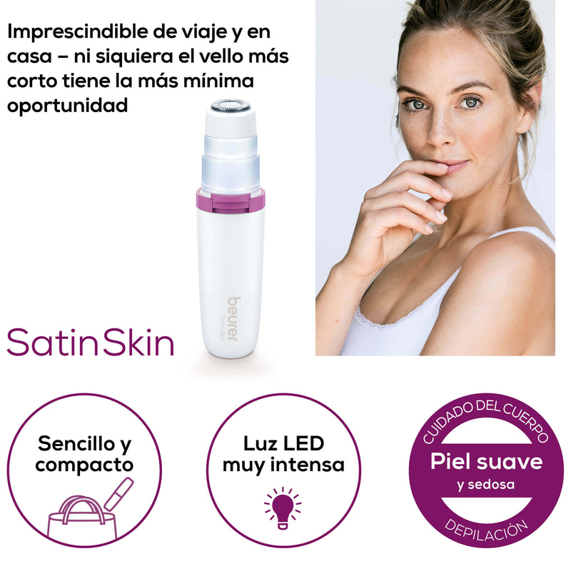 Depiladora Facial HL16 con Luz LED Extra Brillante, Excelente para Rostro, Orejas, Nariz y Cejas / HL16 Marca Beurer