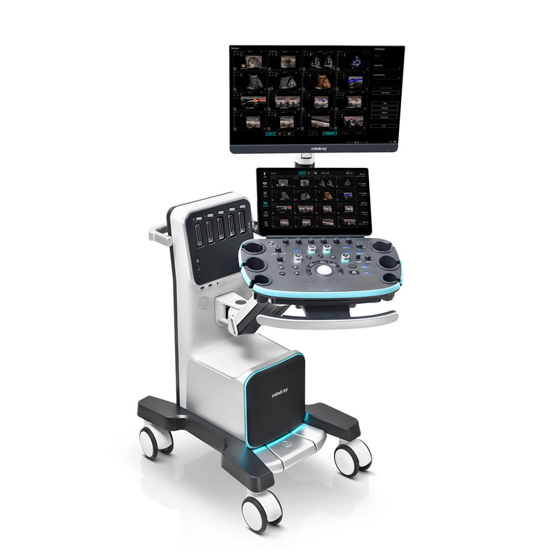 Equipo de ultrasonido de alta calidad de imagen y diagnóstico, con estructura plegable y plataforma ZST+ modelo Resona i9 - Marca Minday